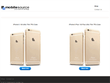 Tablet Screenshot of mobilesource.ca