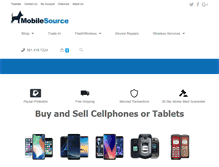 Tablet Screenshot of mobilesource.com
